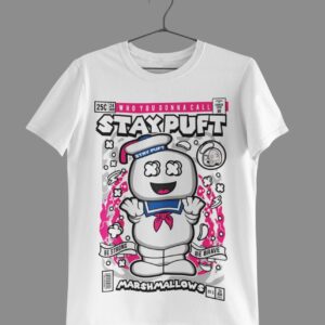 Stay Puft Marshmallow Half Sleeve T-Shirt