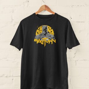 Batman T-shirt for Men Cotton Half Sleeve Regular Fit